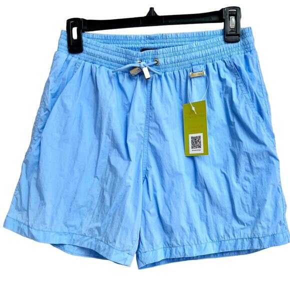 Moeva Drawstring Ultra-Light Swim Trunks Shorts Blue Men's Size S/M - Picture 2 of 8